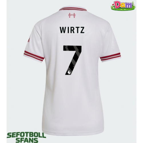 Liverpool Florian Wirtz #7 Bortatröja Kvinnor 2026-27 Kortärmad